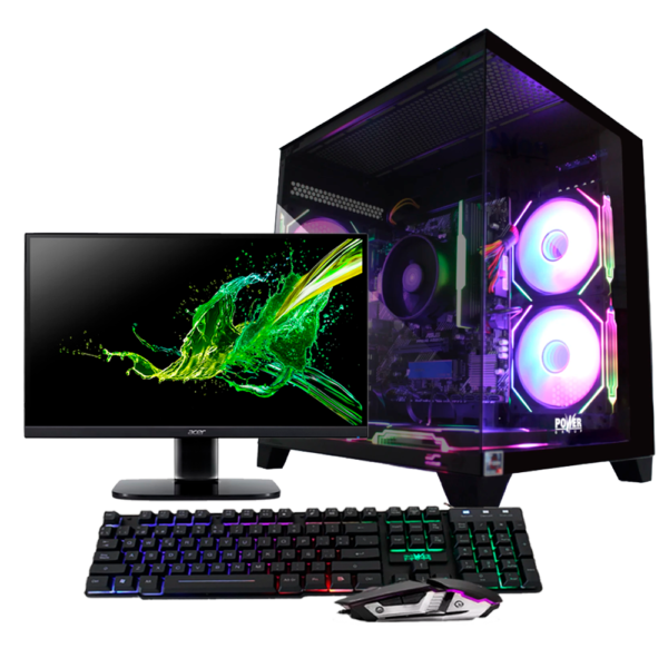 COMBO RYZEN 5 8500G RAM DDR5 16GB DISCO 500GB M.2 MONITOR 24"