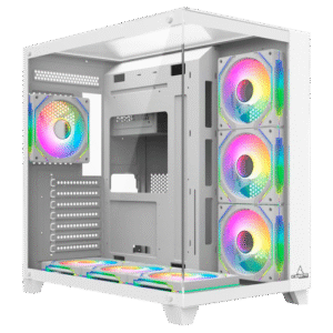 CHASIS GAMER ICEBERG CUBE XL BLANCO 7 FAN ARGB