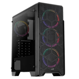 CHASIS GAMER AEROCOOL ORE SATURN 4 FAN ARGB