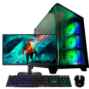COMPUTADOR  RYZEN 5 5600X | RTX 3050 6GB | RAM 16GB DDR4 | DISCO 1TB M.2 | FUENTE 600W 80+ | MONITOR 21.5 IPS