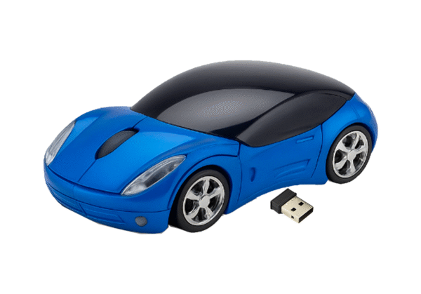 MOUSE INALAMBRICO FORMA DE CARRO